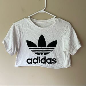adidas crop tee